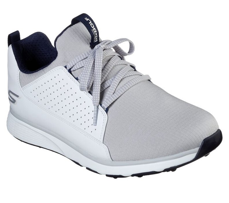 Skechers Herr Vita/Grå Sneakers - Go Golf Mojo Elite - Sverige (NCRUJ-2938)